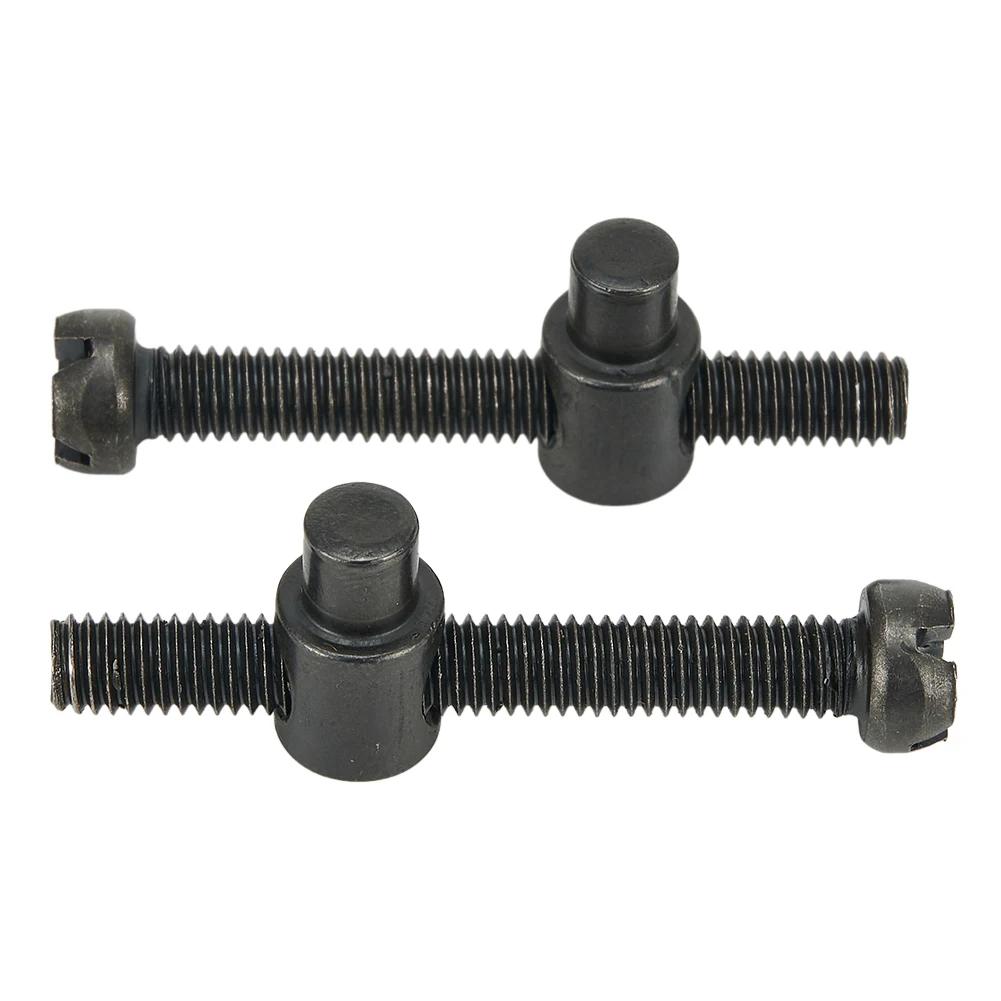 2pcs Bar Chain Tensioner 2x Adjuster Adjusting Screw For 405 5016 Chainsaw Metal Power Equipment Parts Replacement