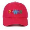 Trendy Colorful Letters Embroidered Cotton Baseball Cap - Unisex Retro Distressed Sports Hat