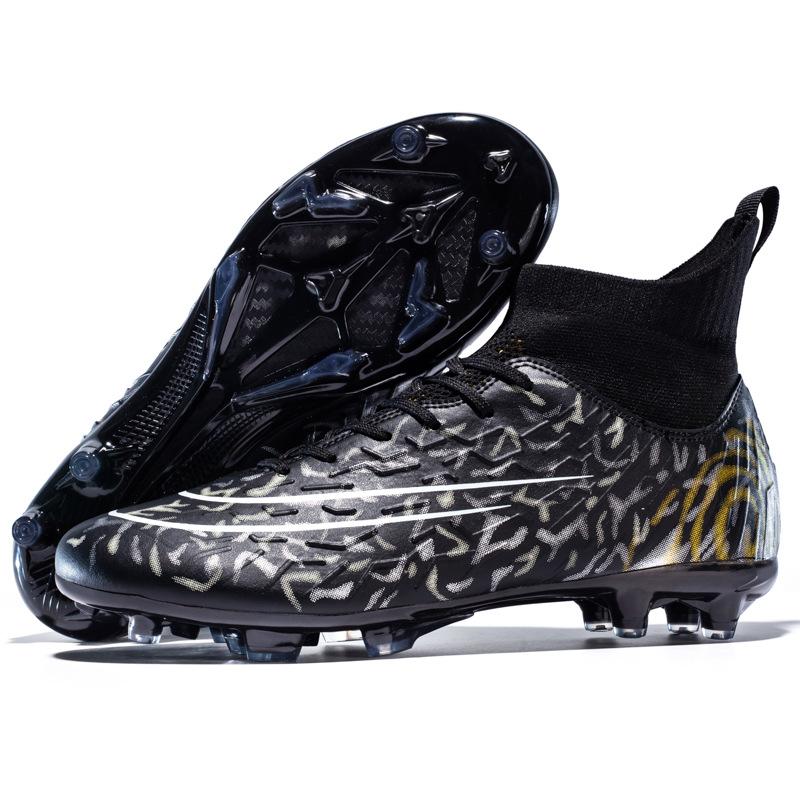 

High-top male and female students breathable football shoes lawn training shoes non-slip breathable 45