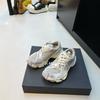 Stapler Dad Shoes Ins European Station Autumn Retro Old Polished Thick-soled Breathable Mesh Sneakers