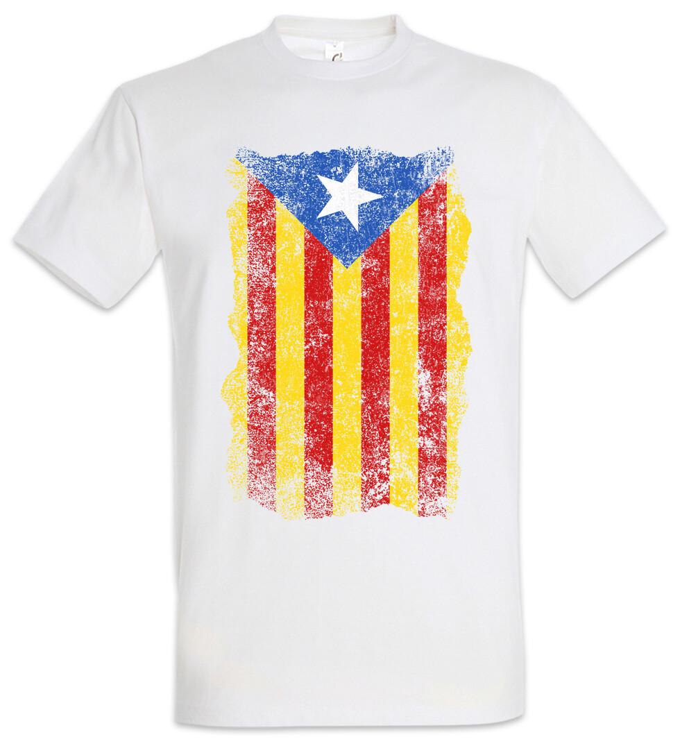 Catalonia Flag Mens T-Shirt Mens Womens Tees Top Flag Freedom Freedom Free Catalonia Viva La 2XL