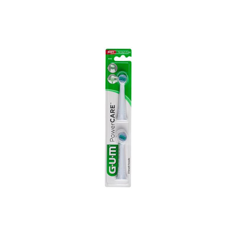 

Gum Power Care запасная часть электрическая щетка 2 шт.