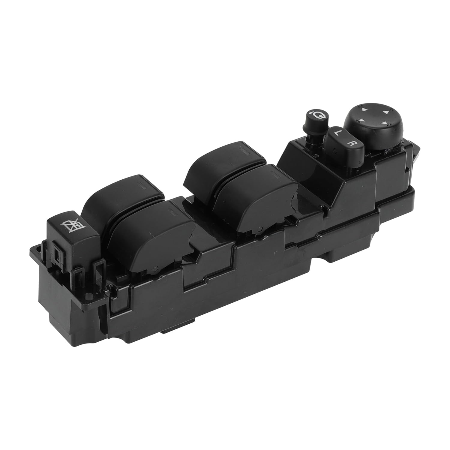 Power Window Switch No.GS1E66350 9+12pin Front Left Driver Side Window Control Switch for Mazda 6 2007-2013 Black
