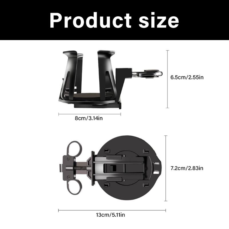 Rotatable Car Vent Drink Universal Bottle Holder ABS Car Air Outlet Beverage Holder Stand For Road Trip