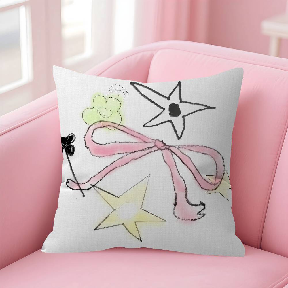 Pillow Cover For Bedroom Room And Living Room Sofa Decorative Cushion Cover Korea I-I-Illit Album