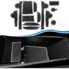 SXCY For 2025 Kicks Door Slot Mats For 2025 2026 Nissan Kicks Accessories 2025 2026 Nissan Kicks Cup Holder Erts Liner Cupholder Console Erts Liner