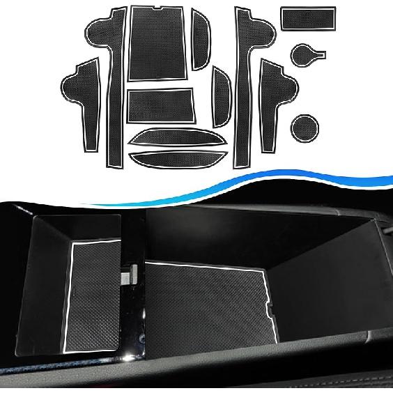 SXCY For 2025 Kicks Door Slot Mats For 2025 2026 Nissan Kicks Accessories 2025 2026 Nissan Kicks Cup Holder Erts Liner Cupholder Console Erts Liner