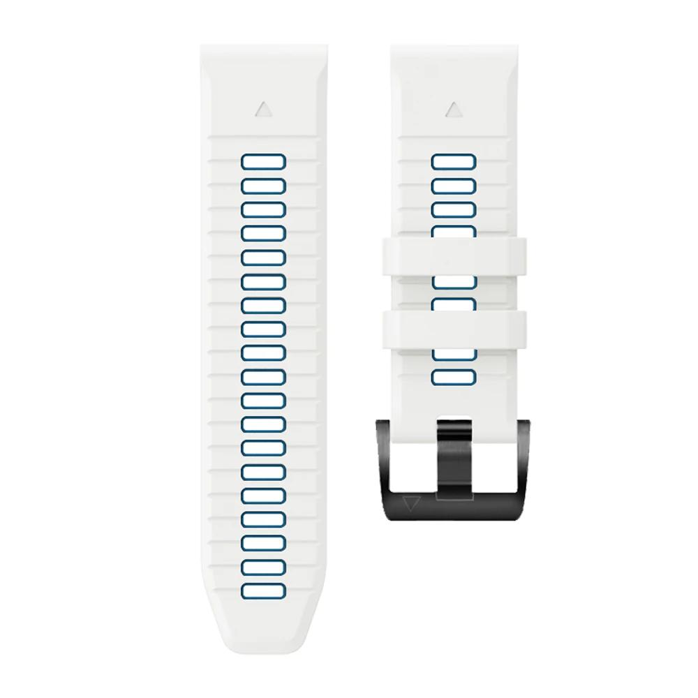 26mm 22mm Quickfit Silicone Watch Band for Garmin Fenix 8 7 7X Pro Solar Fenix 6 6X Pro Fenix 5 5X Plus Replacement Sport Strap