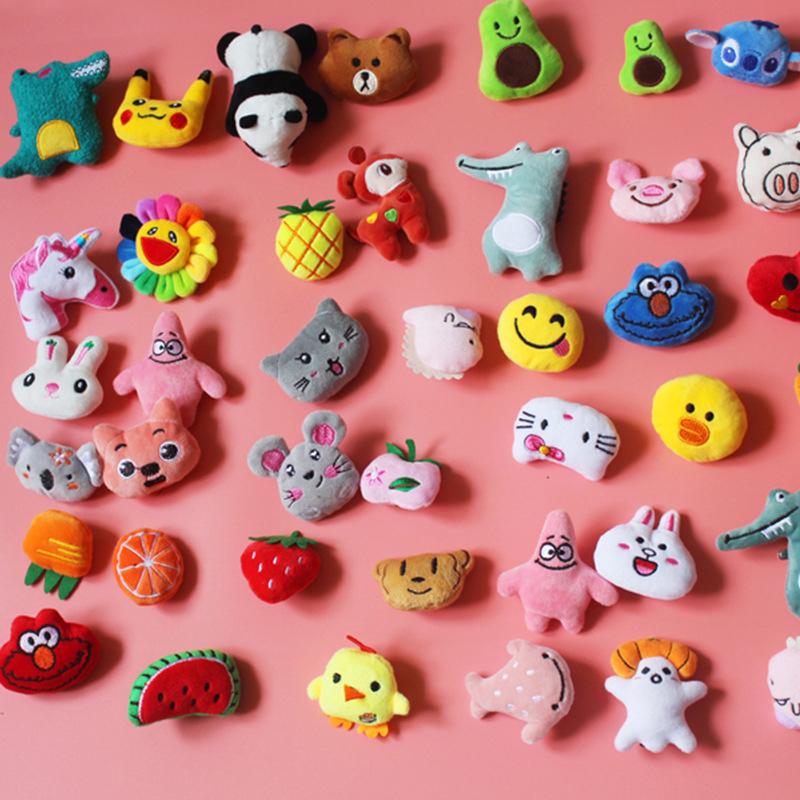 10 Sztuk Cute Animal Pluszowe Lalki 5-6 Cm Kawaii Królik Niedźwiedź Panda Nadziewane Zabawki