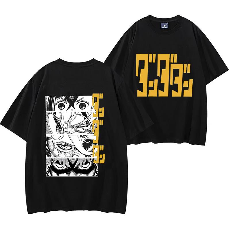 

Dandadan Okarun хлопковая футболка унисекс женская дышащая классическая университетская футболка 2000-х годов корейская одежда эстетика хип-хоп 4XL