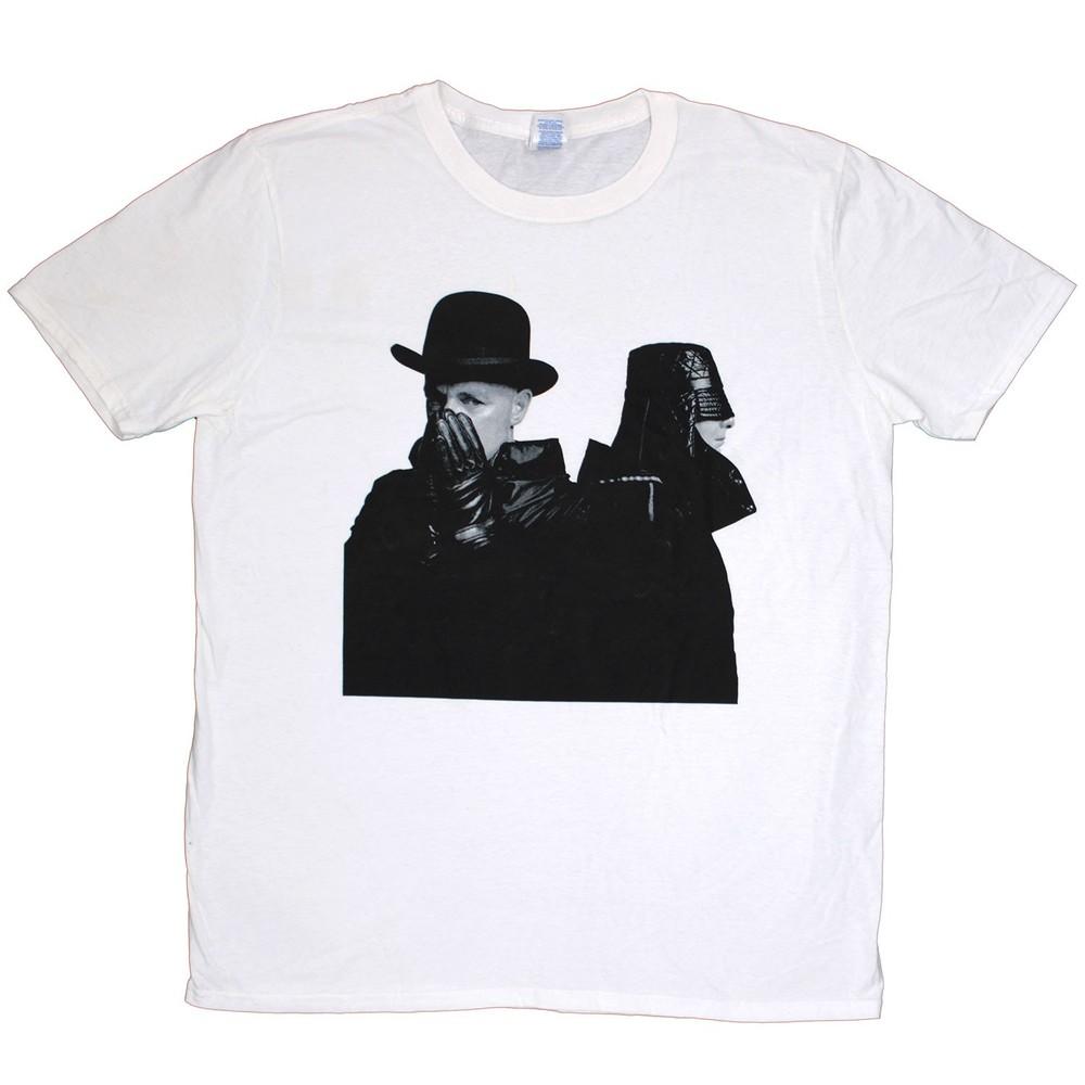 Men's Pet Shop Boys Electric Portrait 2014 T-shirt  White