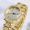 Roman pattern fashion diamond-encrusted gypsy women's watch women's watch quartz women's model