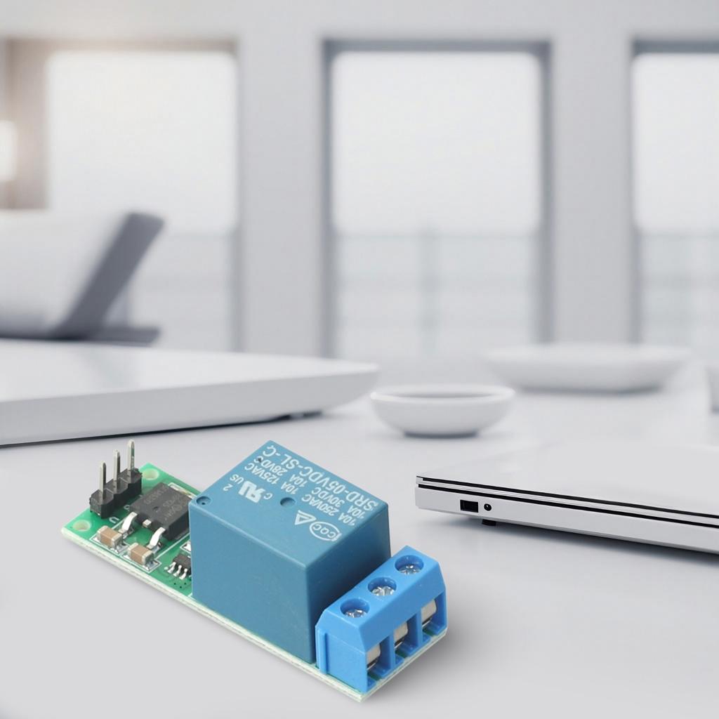 6-24V Flip-Flop Latch Relay Bistable Self-locking Low Pulse Trigger Module
