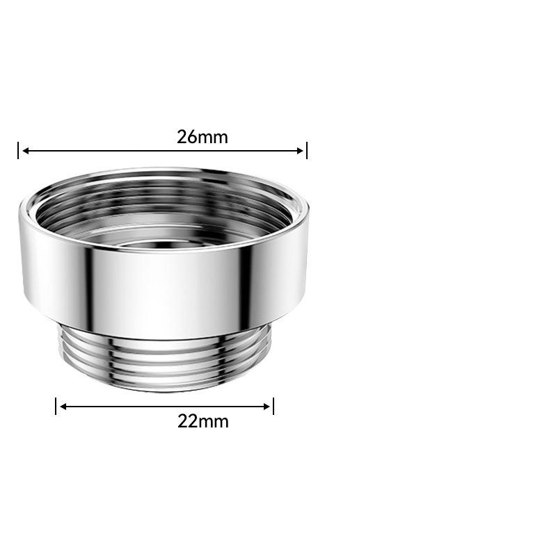 Faucet Adapter 22 Turn Fine Tooth Conversion Thread Accessories 16-32mm Internal And External Faucet Thread Adapter for Plumbing