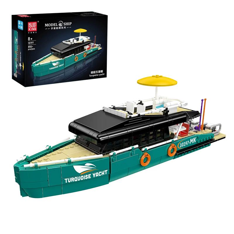 Turquoise Luxury Yachts Building Blocks Sets