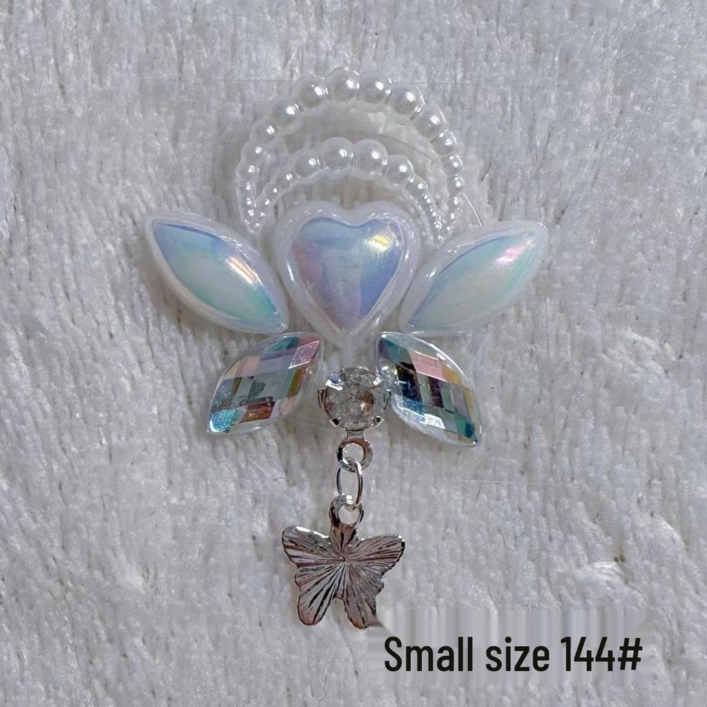 Children's Floral Face Stickers with Crystal Diamonds & Tassels for Ancient Style Makeup