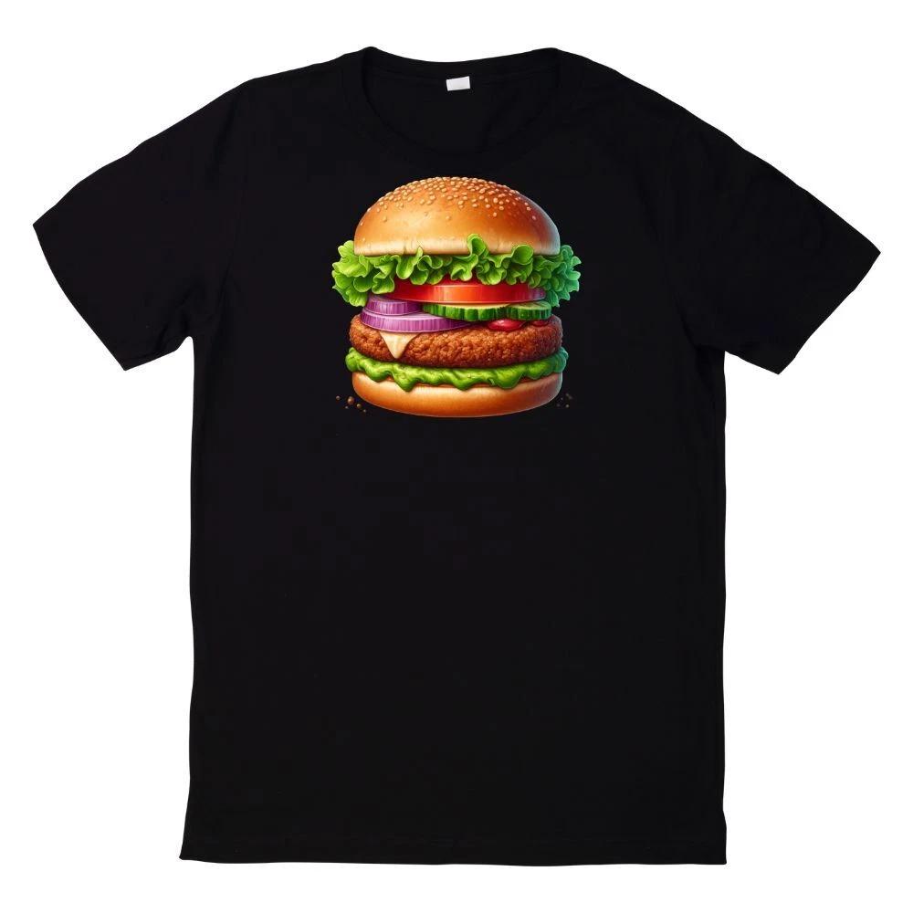 T-Shirt Köstliches Fast Food Aquarell Motiv XS
