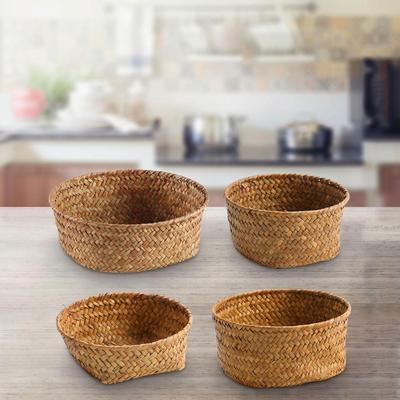 Handcrafted Storage Basket for Fruits And Bread, Ideal Living Room Kitchen