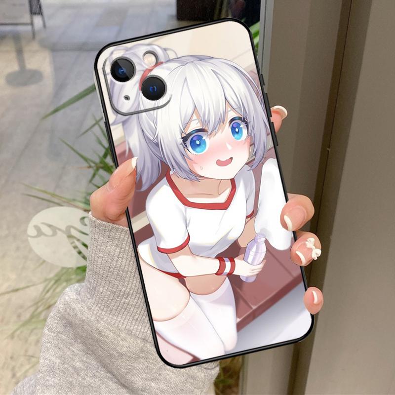 Japanese Style Anime Girl Case For iPhone 16 Pro Max 15 14 12 11 13 17 Pro Max Plus 12 13 Mini 16e 17 Air Back Cover