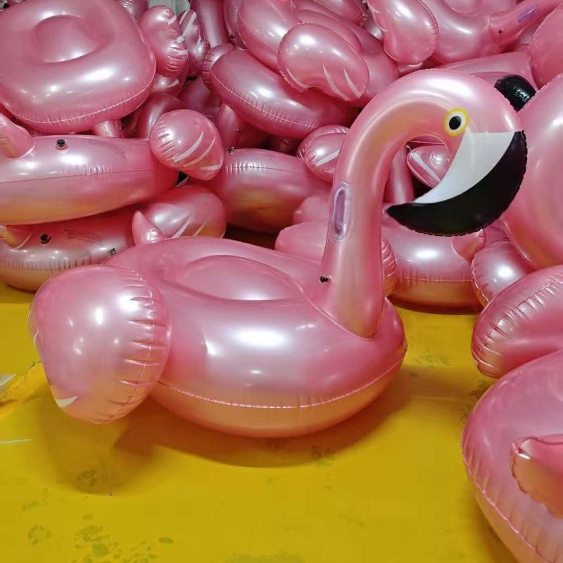 Available: Inflatable PVC Flamingo Float, Adult Swimming Mat & Floating Chair Water Toy. 150x105 cm розовый