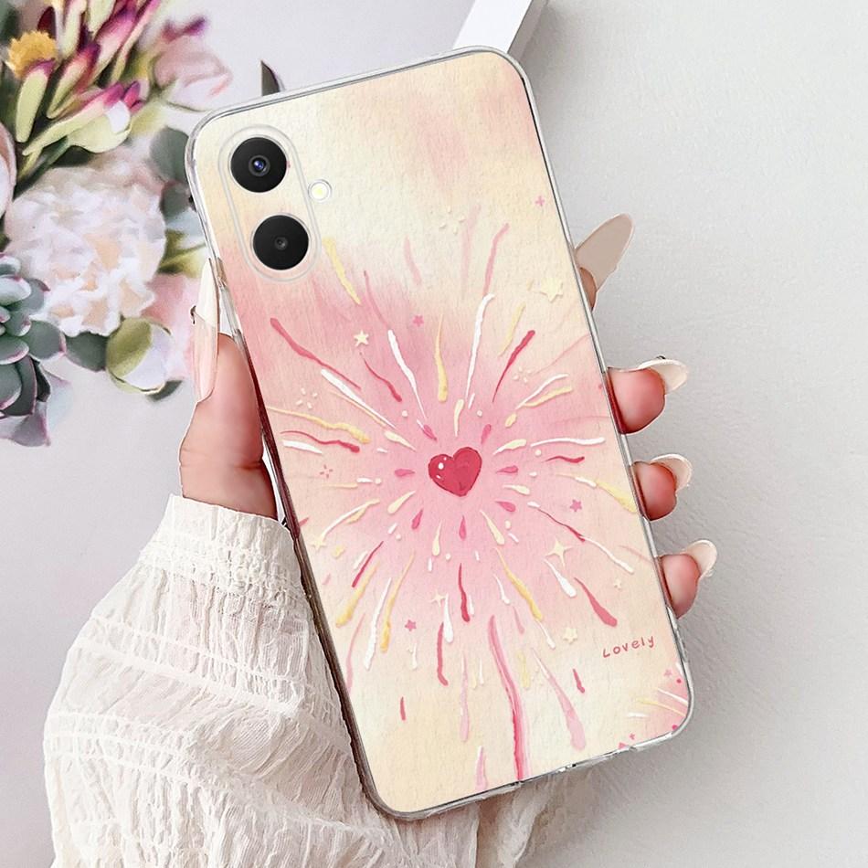 For Samsung Galaxy A07 2025 Elegant Floral Butterfly Phone Case For Samsung A07 SM-A075F Soft Silicone TPU Cases