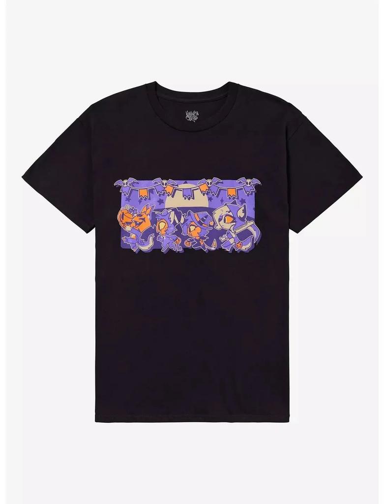 Hot Topic Exclusive Hazbin Hotel The Vees Pride DoubleSided Print Cotton Streetwear Y2k Hip Pop Short Sleeve Casual TShirt