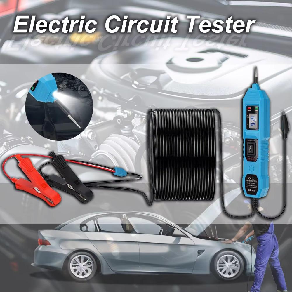 Test ciągłości Wielofunkcyjny tester obwodów samochodowych 8A Zestaw sondy obwodu zasilania samochodu Samochód