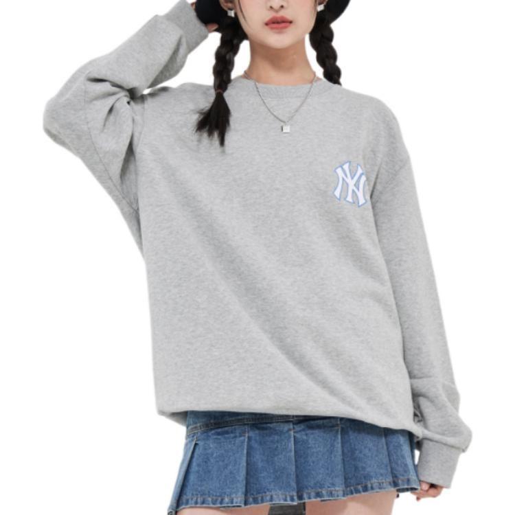 MLB X Disney Mlb X Disney Collaboration Sweatshirts Unisex Gray Crew Neck Moderate 3AMTD1114-50MGS