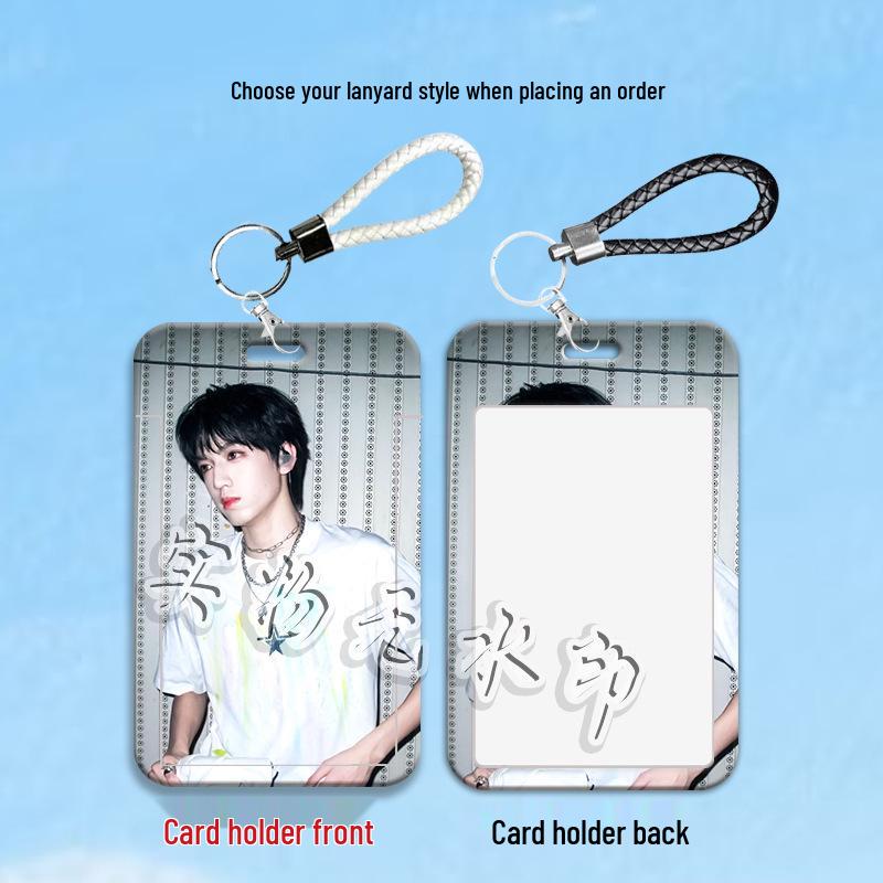 Zhang Guiyuan Student Sliding Card Holder - Handsome Sleeve for Campus, Transportation, or ID Cards