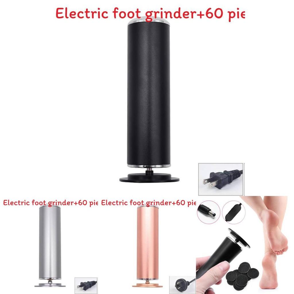 Electric Foot File With Adjustable Speed And 60 Replacement Pads For Callus And Dead Skin Removal