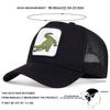 Unisex Baseball-Netzkappen mit Krokodil-Stickerei, Outdoor, verstellbar, Frühling und Sommer, lässiger Sonnenschutzhut