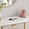 Organizing Tray for Toiletries Clear Acrylic Decorative Tray, Modern Rectangular Vanity Space Stylish Tabletop Organizer Saving Jewelry And