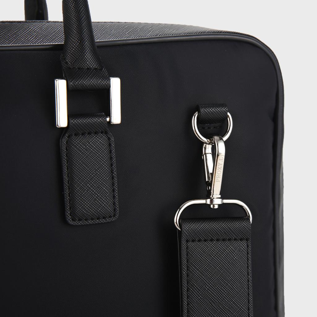 Proxy.L Recycled Nylon Wide-Open Briefcase