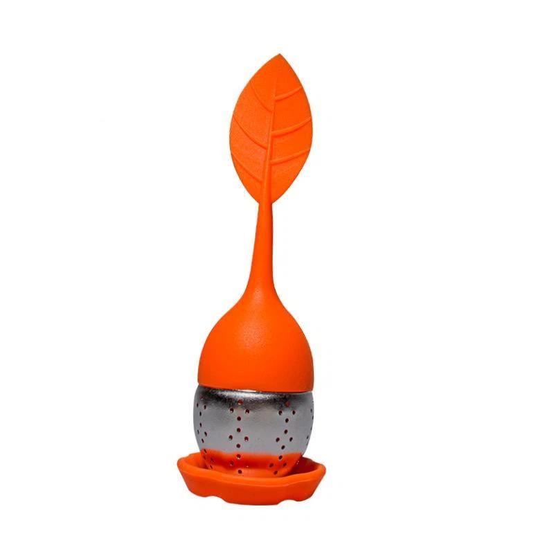 Tea Strainers Tea Infusers Teaware High Temperature Resistance Silicone Filters Scented Tea Tools Cute Leaf Teaware