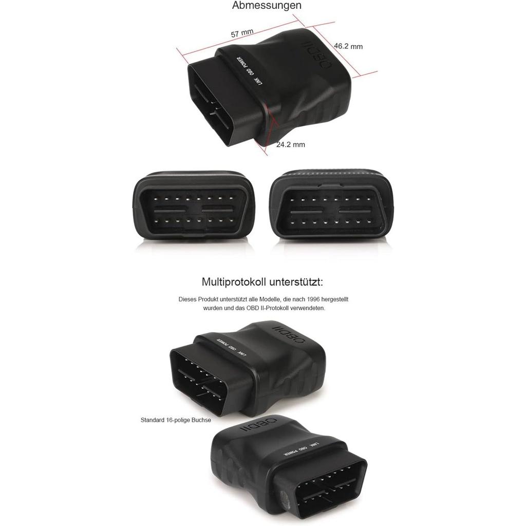 Mini V1.5 Car Wireless Diagnostic Devices Mini Bluetooth OBD2 Scanner Tool Torque Tool for IPhone IOS Android Windows