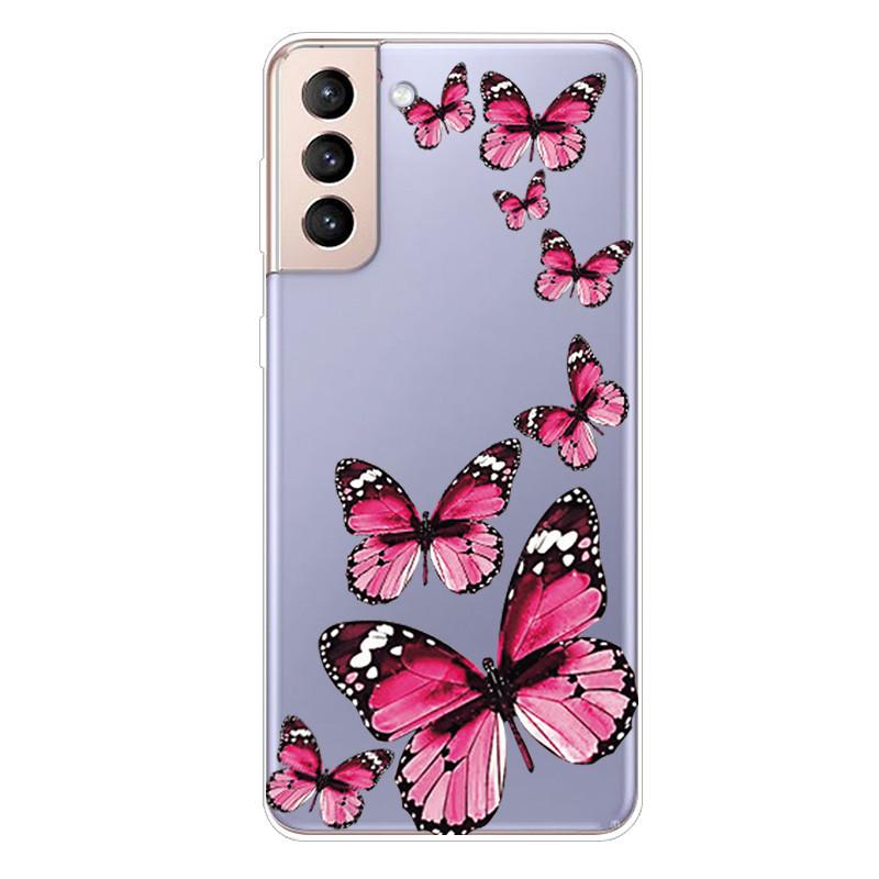 For Samsung S21 FE Case TPU Silicone Soft Clear Case for Samsung Galaxy S 21 / S21 Plus 5G Cover S21 Ultra FE Transparent Coque