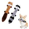 Squeaky Dog Toys No Stuffing Plush Dog Chew Toy Bite Resistant for Small Medium Large Dogs Puppy Pet Supplies