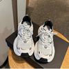 Thick-soled dad shoes women's 2025 spring and autumn new super fire versatile students lightweight thick-soled breathable sneakers tide