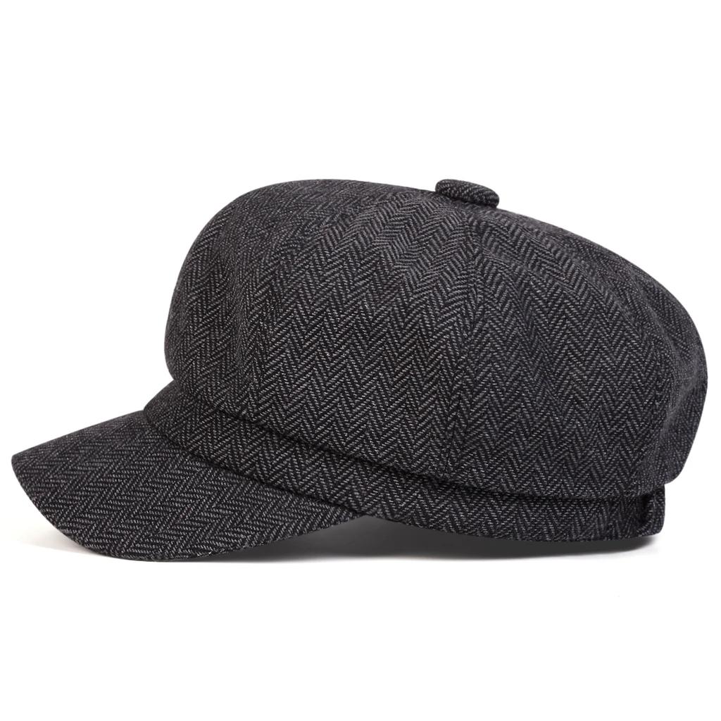 Beret School Old Vintage Autumn Spring Hat Newsboy Brand Latest Fresh Personality Herringbone Neutral Gender Women  Men For Hats Wild Casual