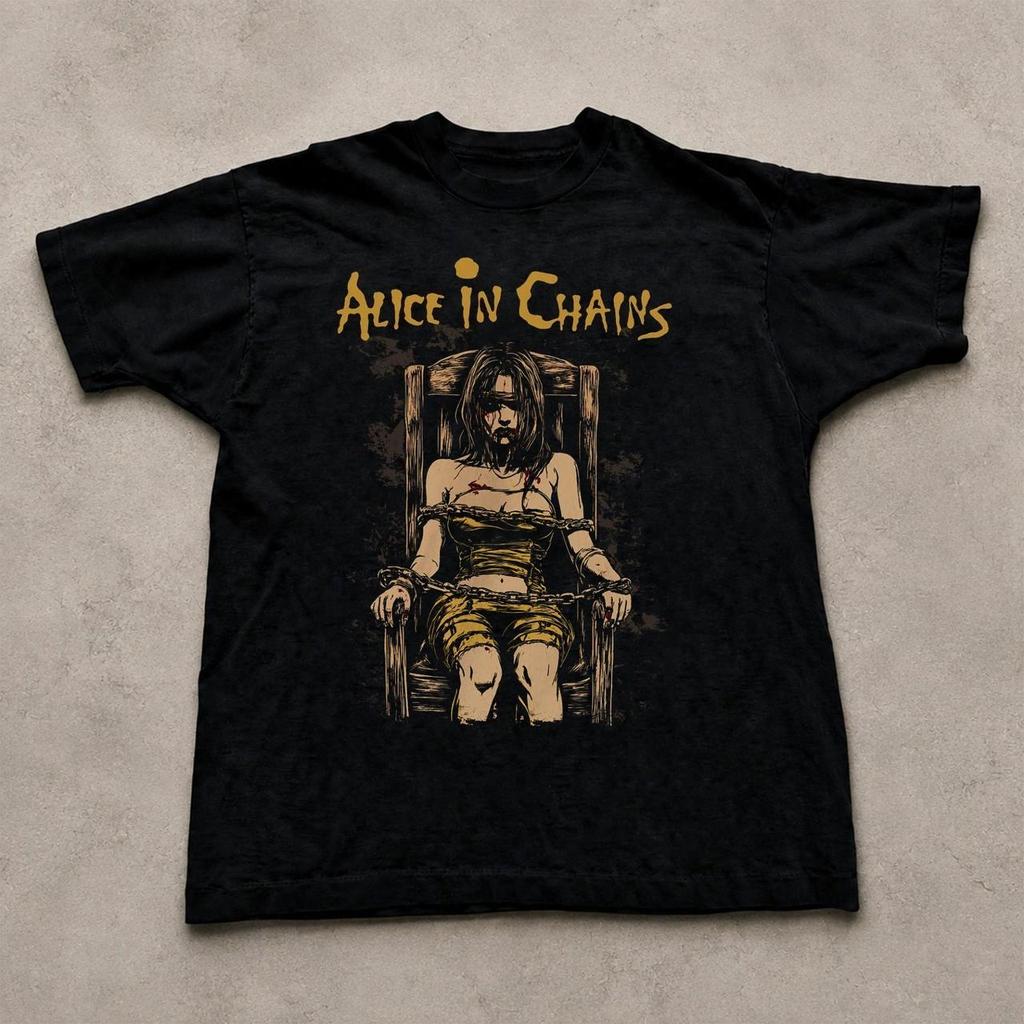 Rock Band Alice In Chains Jar Of Flies Album Graphic TShirt Unisexs Unisex Gothic Punk Pop Music Streetwear Male Fashion T Shirts