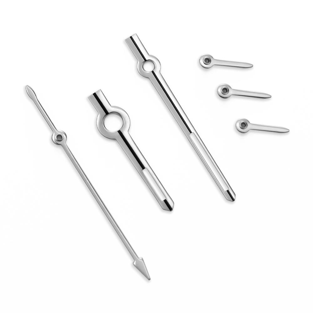 

VK63 Watch Hands Silver Gold Rose 6-Hands Fit for VK63 Quartz Movement Green Luminous Watches Parts Pointer/Needle Accessories серебряный