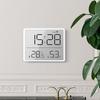 8218 Multi-function Slim Digital Wall Clock with LCD Display and Temperature