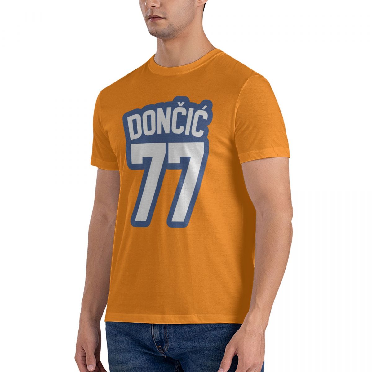 

Luka Doncic Print Casual Loose Harajuku Unisex T-shirt Men s short sleeve tshirt Anime Pattern Oversize t-shirts Customizable S