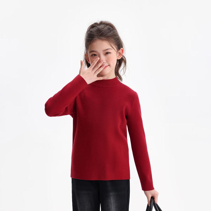 Girls' Essential Pullover Knit Sweater