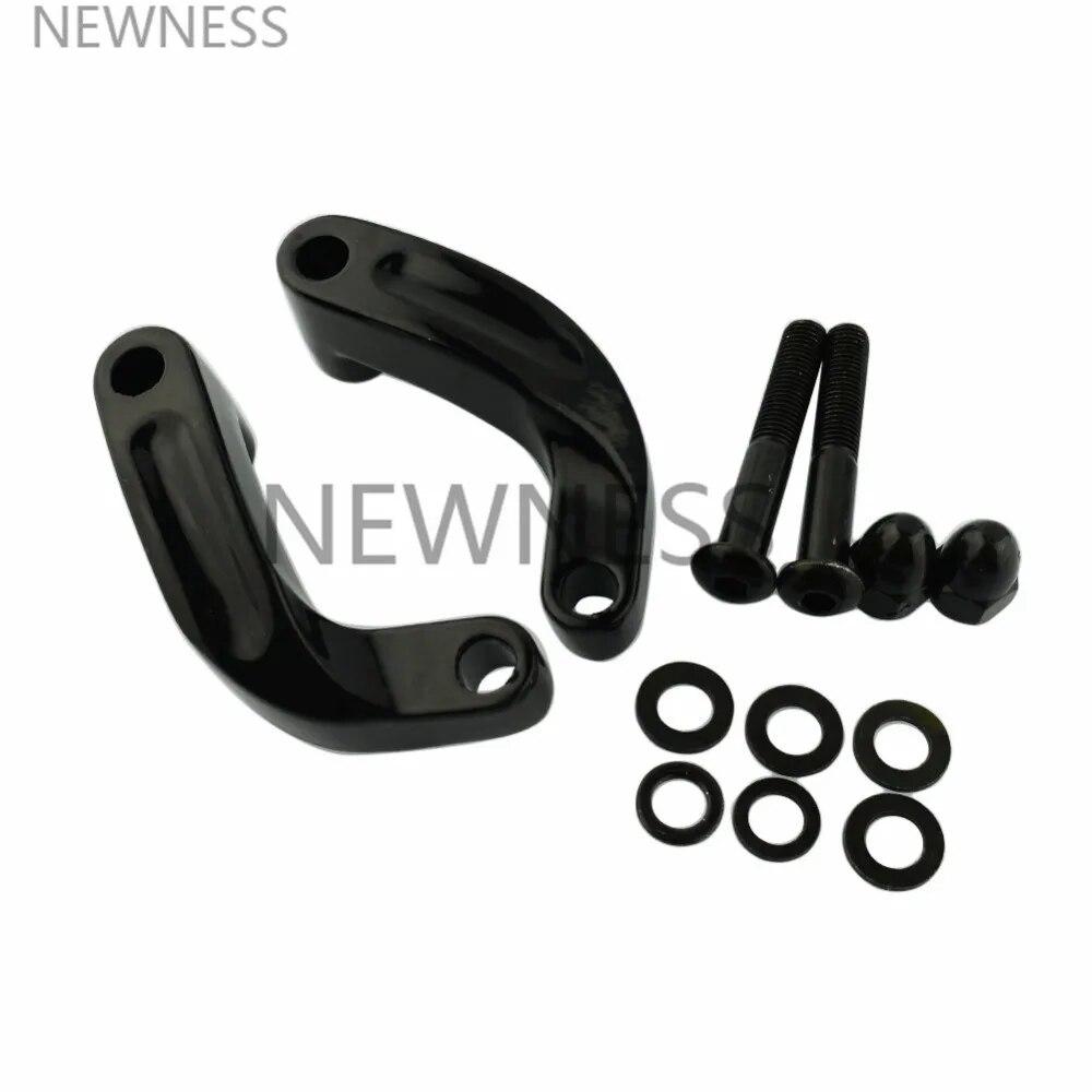 Motorcycle Rearview Side Mirror Adapter Kit For Harley 2006-2014 Motorbike Mirror Riser Relocation Extension Adapter