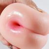 Peach Shape Male Masturbator Sex Doll with Anal Textured Channel Portable Silicone Pussies Masturbation Cup Adult Sex Toys for Men Penis Glans Trainer