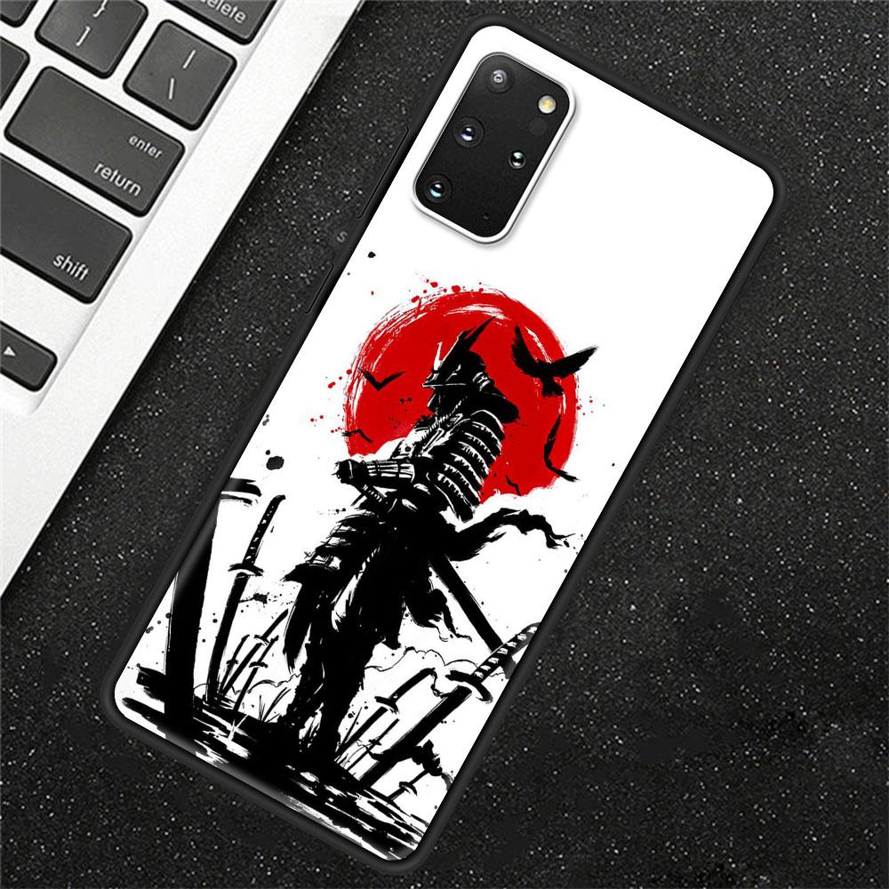 Japan Samuraj Ninja Mobilskal För Samsung Galaxy S20 FE S21 Ultra S20 S10 S9 Plus S10E S8 Mjukt silikon TPU Baksida