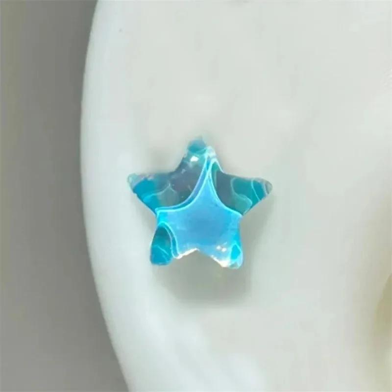 1PCS Cute Heart Arrow Pink Zircon Ear Bone Nail New Fashion Y2K Punk Small Earring for Women Girl Cochlea  Party Gift