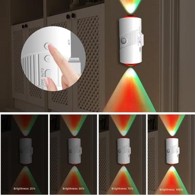 Colorful Gradient Motion Sensor Night Light Rechargeable Human Body Induction LED Wall Light Up Down Lighting Magnetic Mounting