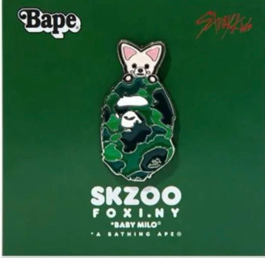 

[USED] A BATHING APE x Stray Kids Metal Pins IN